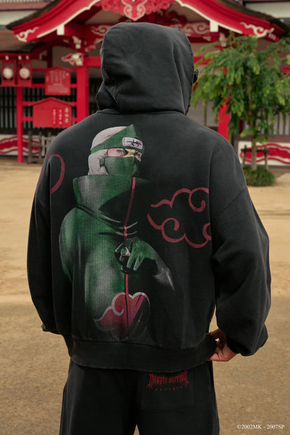 5083 - Naruto Stud Artwork Hoodies-Kakuzu