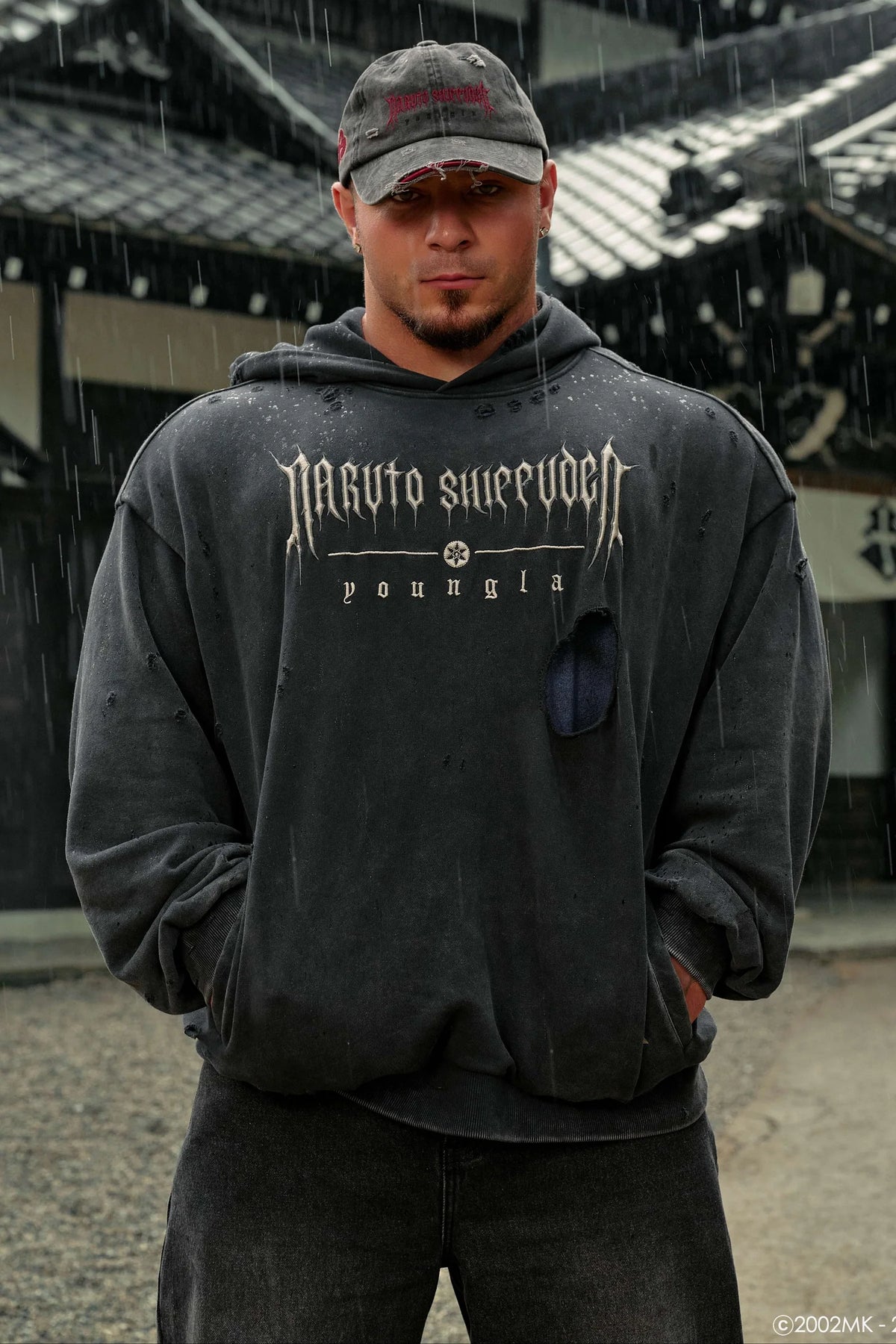 5073 - Naruto Peek Through Hoodie-Sasuke