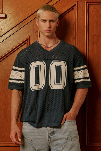 4226 - Varsity Knit Jersey Blue