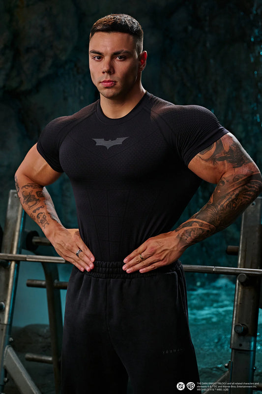 4259 - Batman Compression Tees New Colors All Black