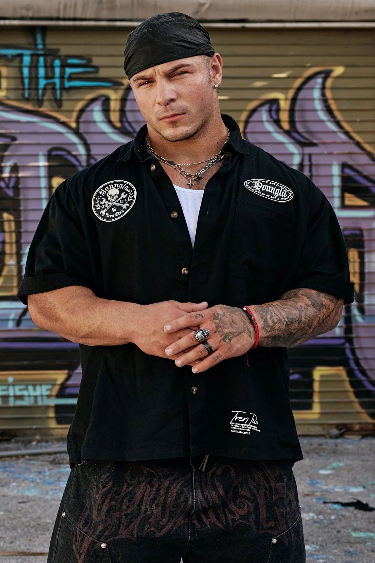 4179 - Cars & Curls - Mechanic Shirts