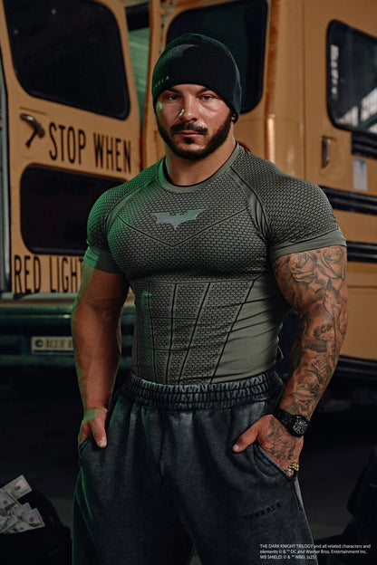 4259 - Batman Compression Tees GREEN