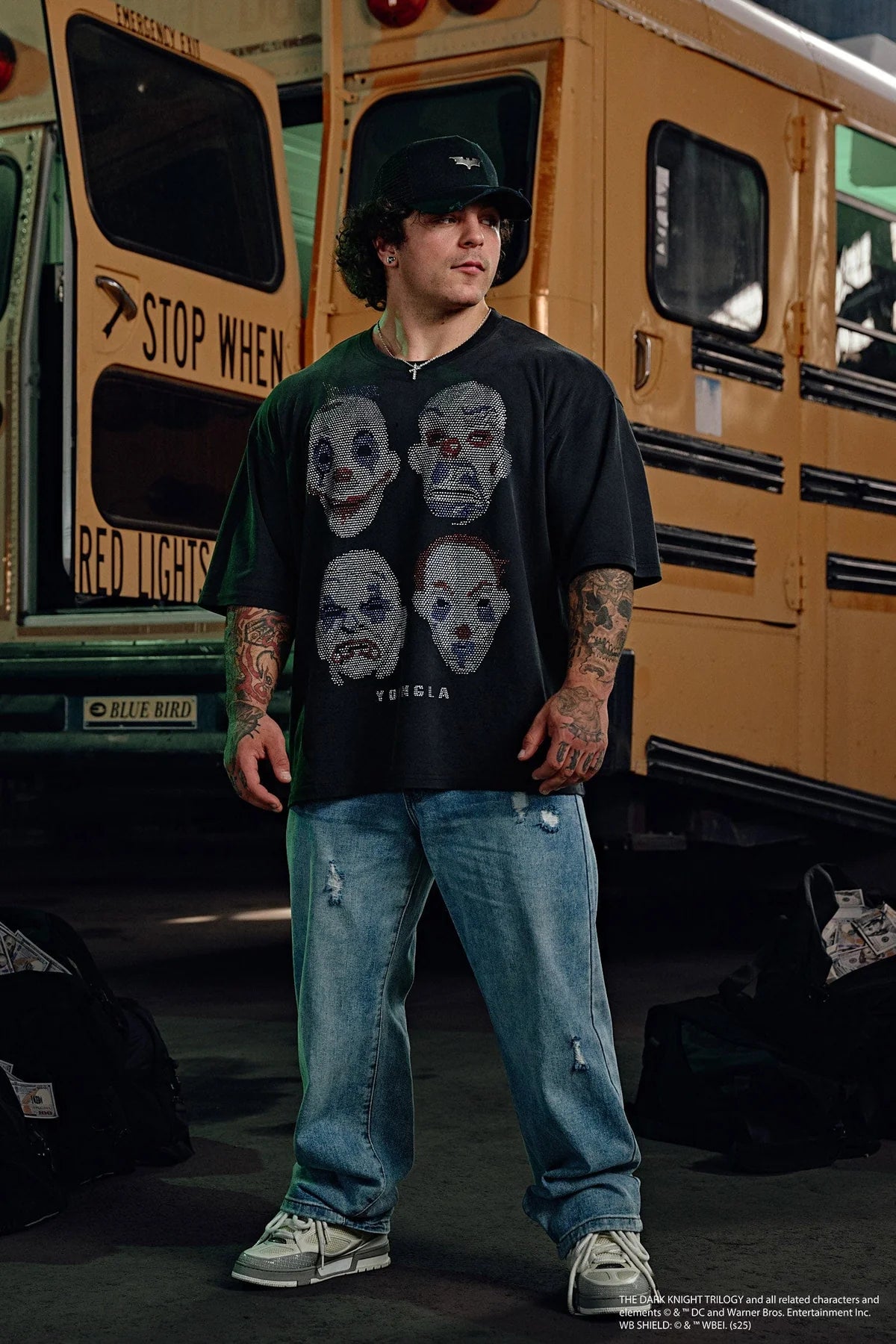 4257 - Batman Rhinestone Tees Clowns