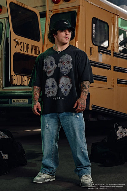 4257 - Batman Rhinestone Tees Clowns