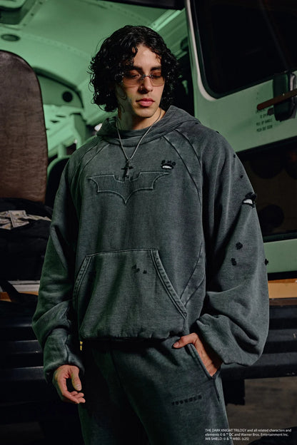 5218 - Batman Street Hoodies GREY