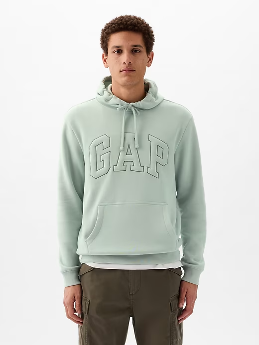 Puff Gap Arch Logo Hoodie