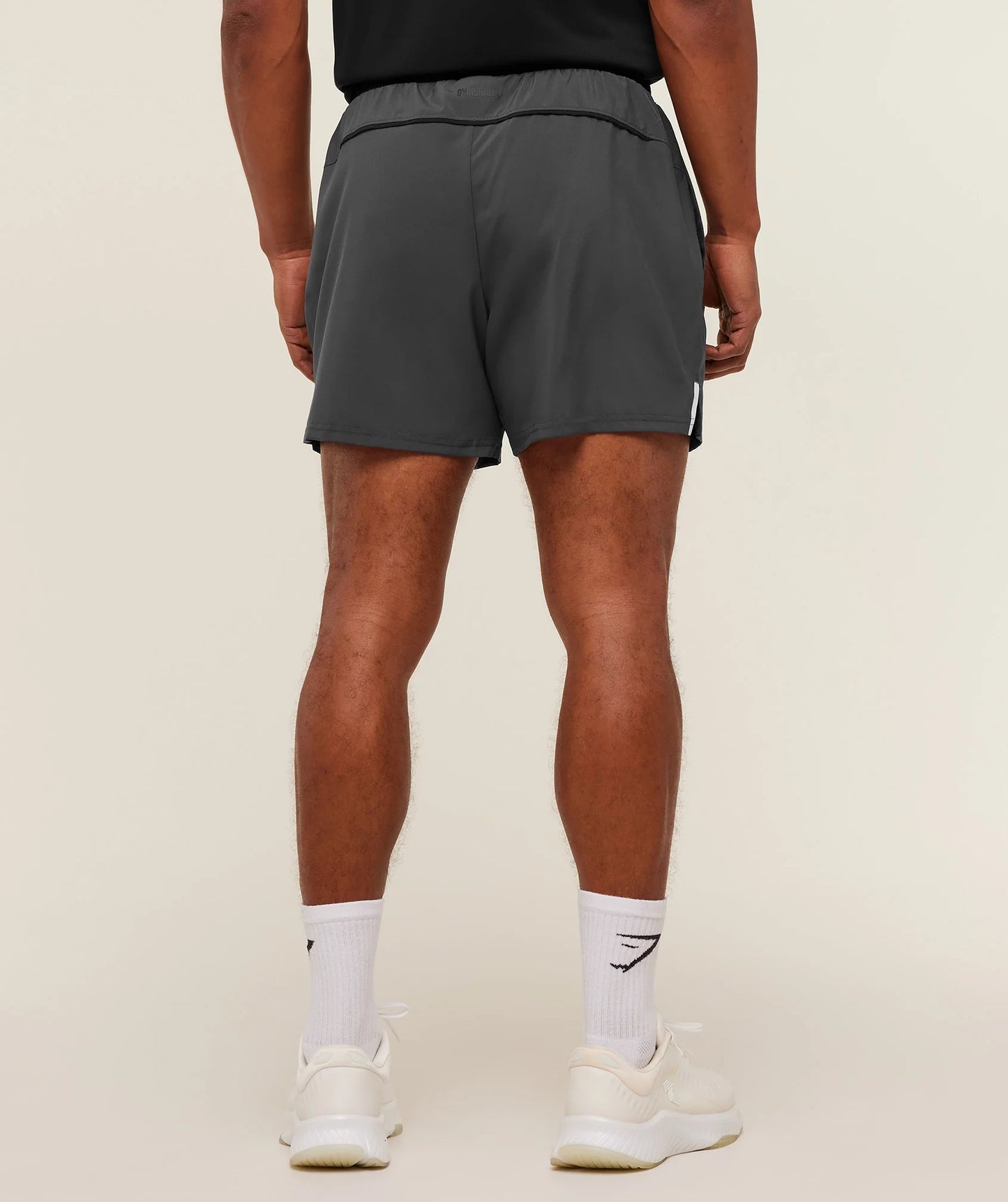 Gymshark Arrival Contrast Shorts - GS Onyx Grey/GS Black
