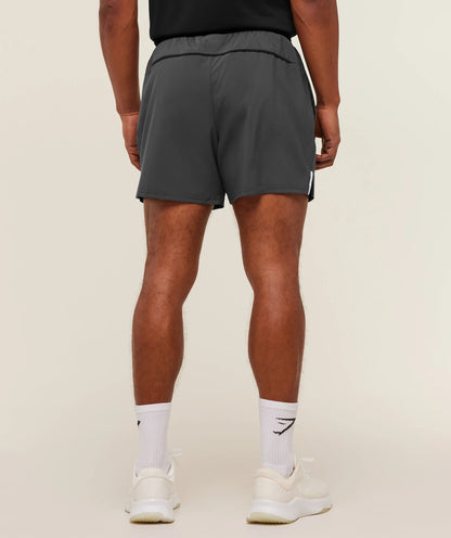Gymshark Arrival Contrast Shorts - GS Onyx Grey/GS Black