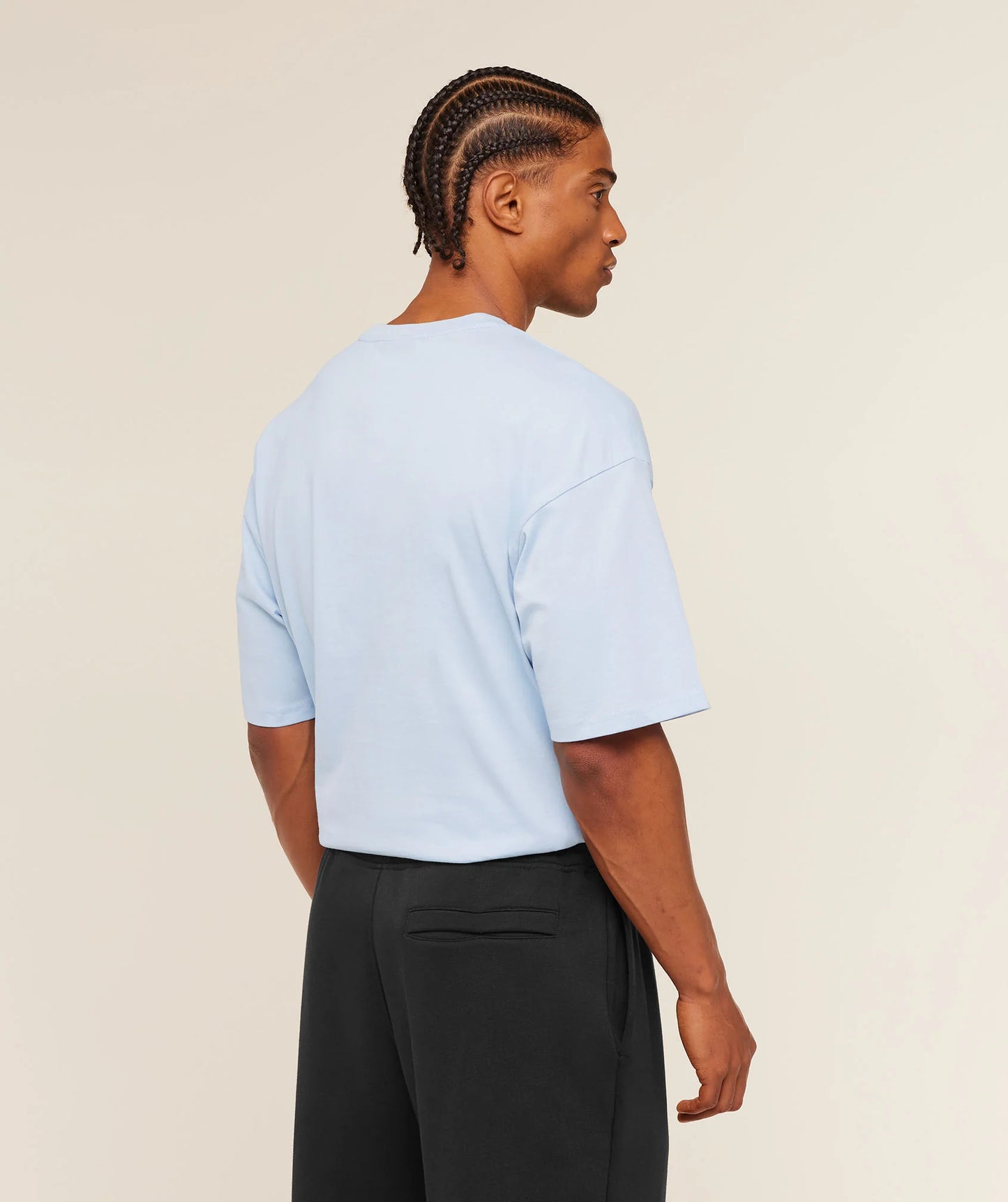 Gymshark Crest Oversized T-Shirt - Chilled Blue