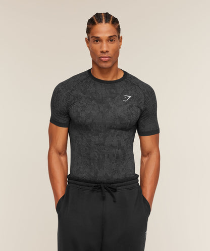 Geo Seamless Grid T-Shirt