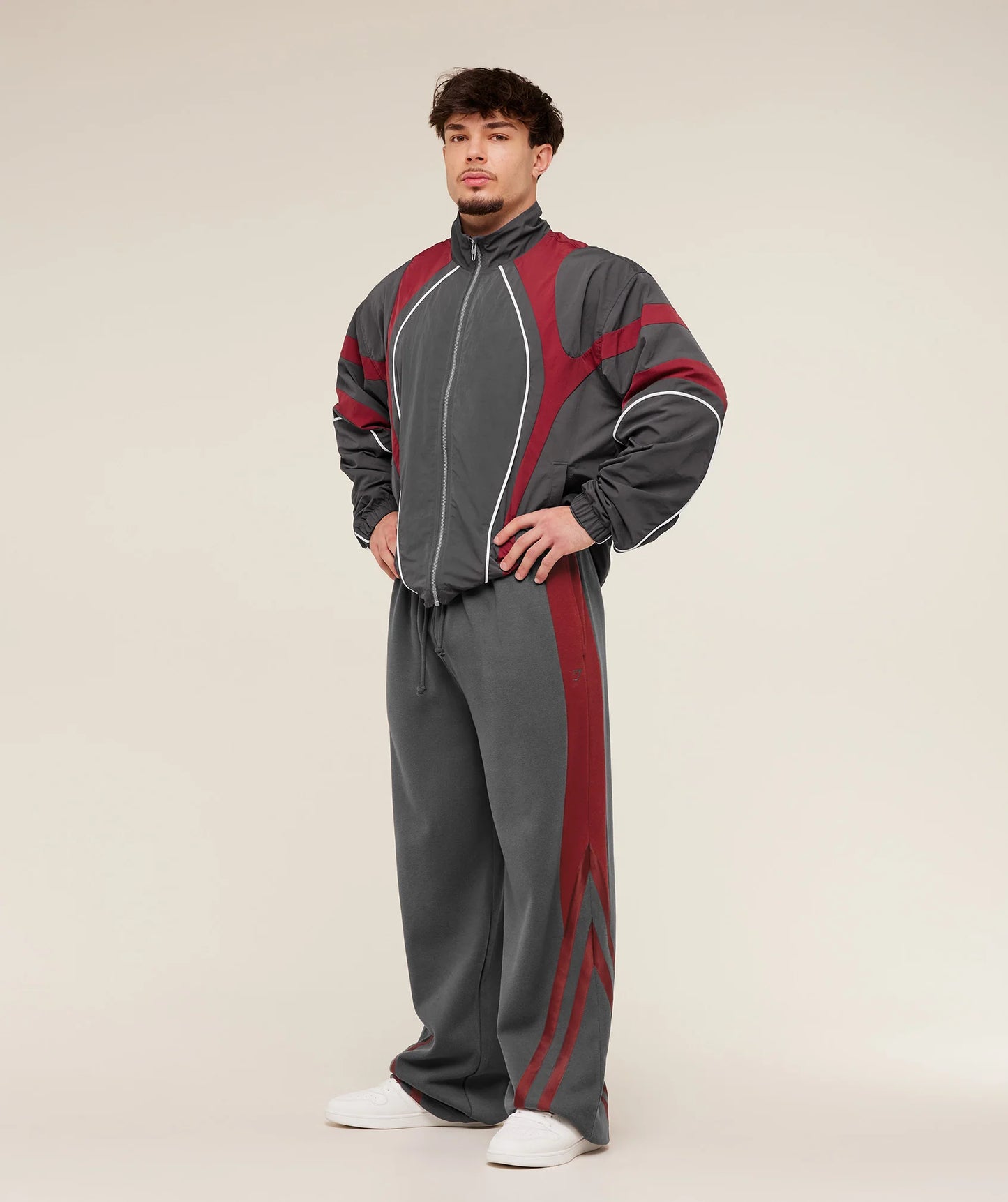 Gymshark x Carlos Belcast Track Jacket - Onyx Grey