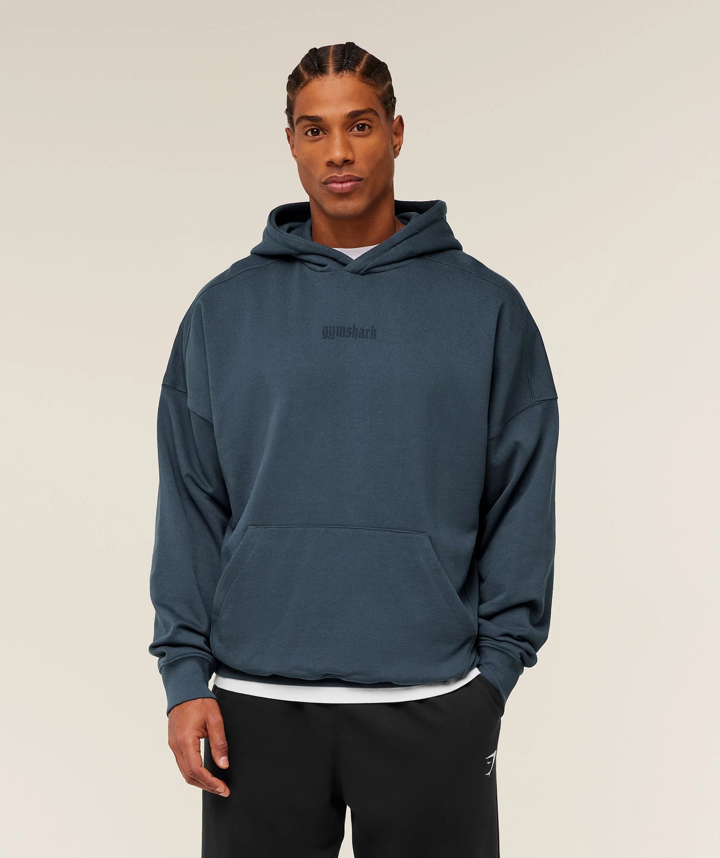 Gymshark Olde English Hoodie - Blue
