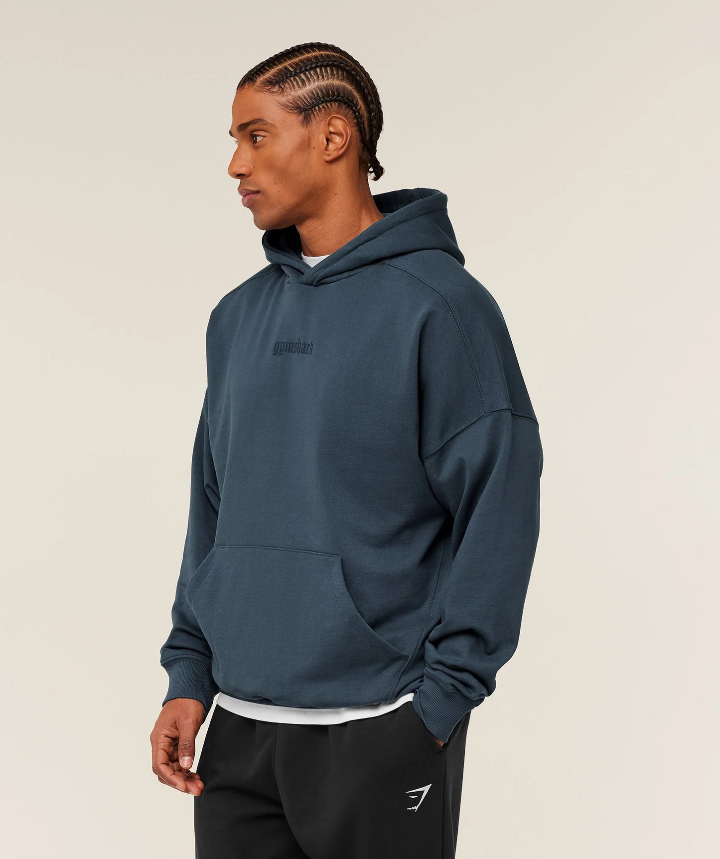 Gymshark Olde English Hoodie - Blue