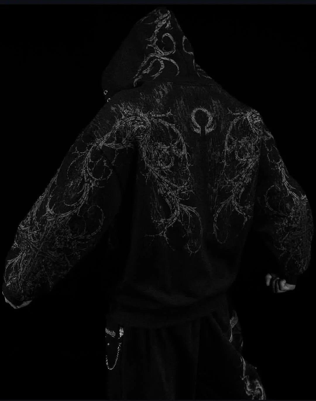 Sanctuary Oversized Zip-up Hoodie [VOID BLACK]JLH2