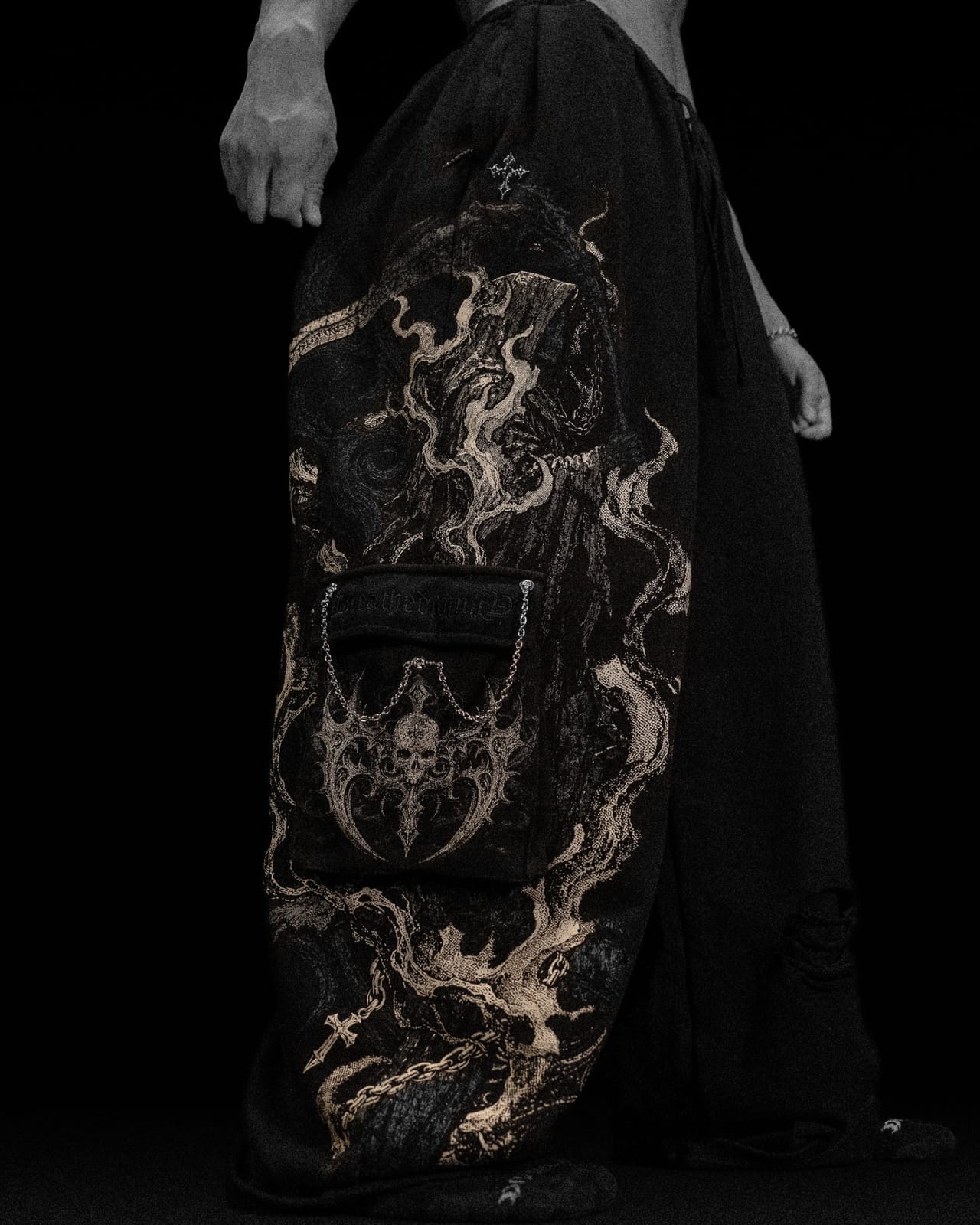 Deathwish Luxury Tarnished Uncuffed Cargos - [WHITHER]JLJ6