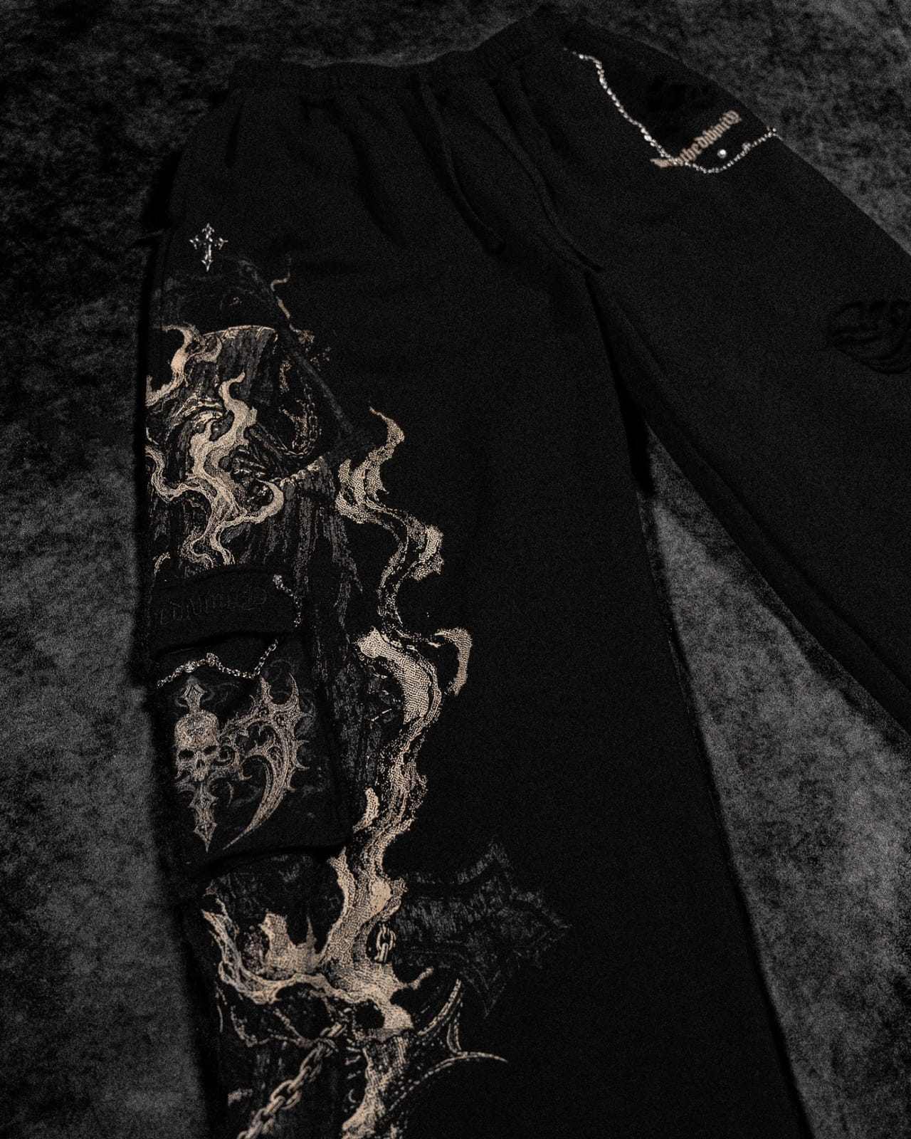 Deathwish Luxury Tarnished Uncuffed Cargos - [WHITHER]JLJ6