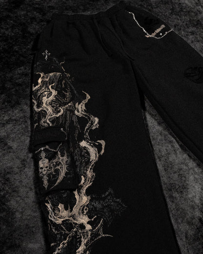 Deathwish Luxury Tarnished Uncuffed Cargos - [WHITHER]JLJ6