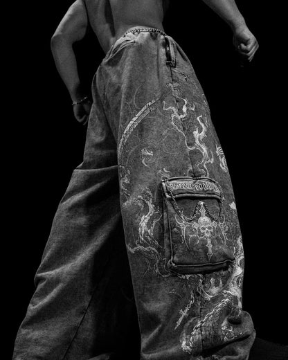 Deathwish Luxury Tarnished Uncuffed Cargos - [VINTAGE]JLJ7