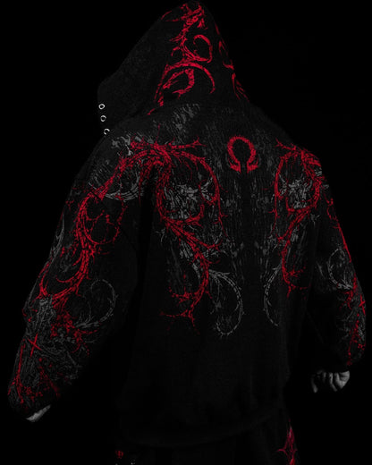 Sanctuary Oversized Zip-up Hoodie - [NIGHTMARE]JLH3