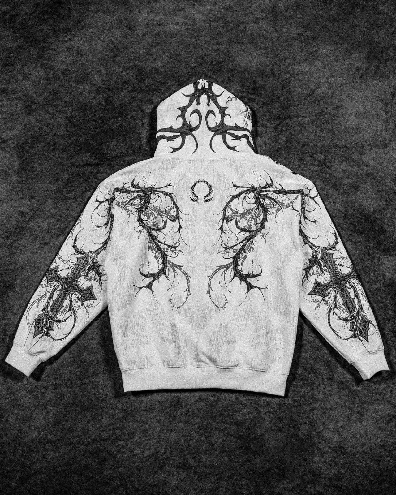 Sanctuary Oversized Zip-up Hoodie - [DIVINE WHITE]JLH6