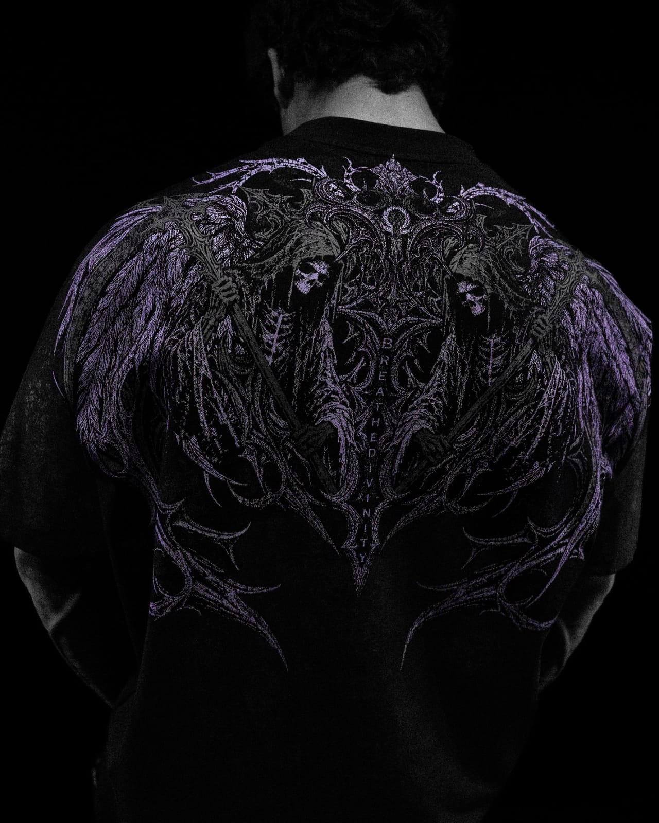 Blood Reaper Oversized T-shirt - [REVENANT]JLT4