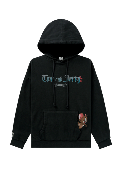 W528 Tom & Jerry Oversized Hoodie Blue