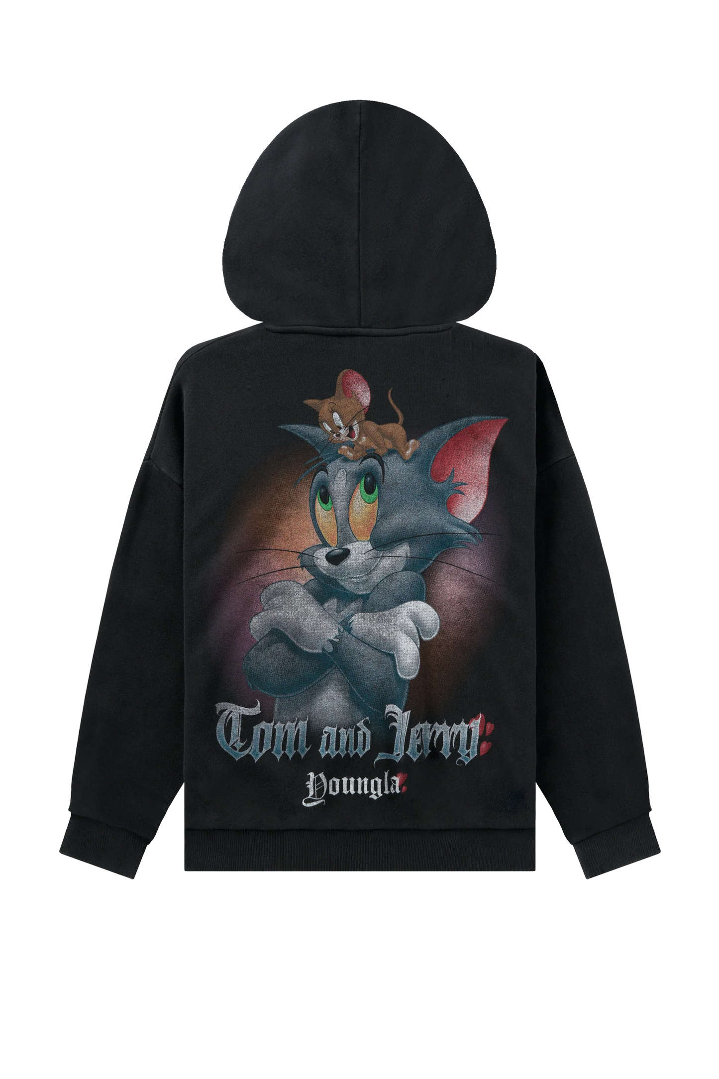 W528 Tom & Jerry Oversized Hoodie Blue
